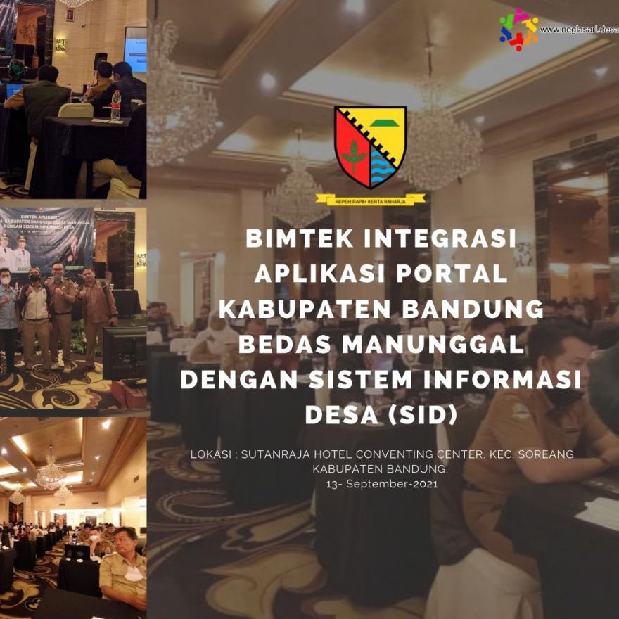 Bimtek Integrasi Aplikasi Portal Kabupaten Bandung Bedas Manunggal Dengan SID Sistem Informasi Desa