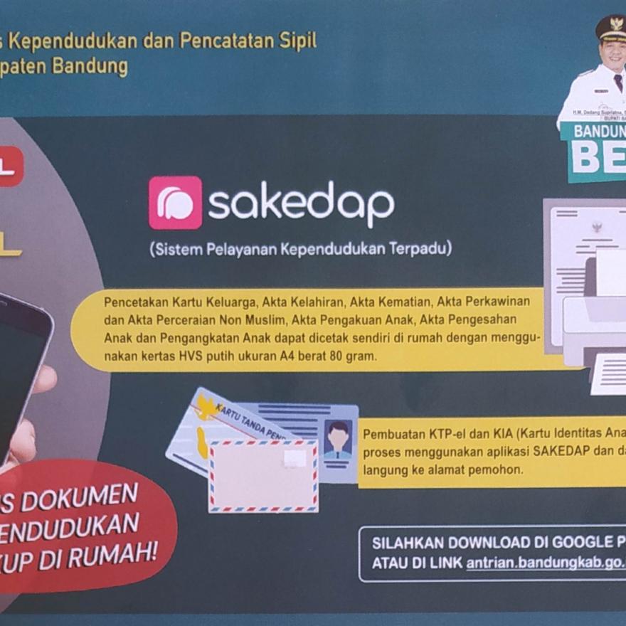 Aplikasi Pelayanan Kependudukan Terpadu (SAKEDAP) 