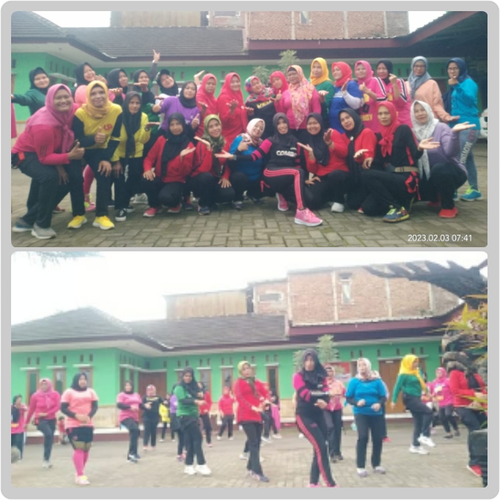 Senam Sehat Rutin hari jumat